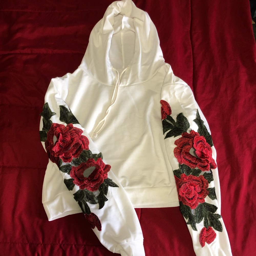 White Cropped Top